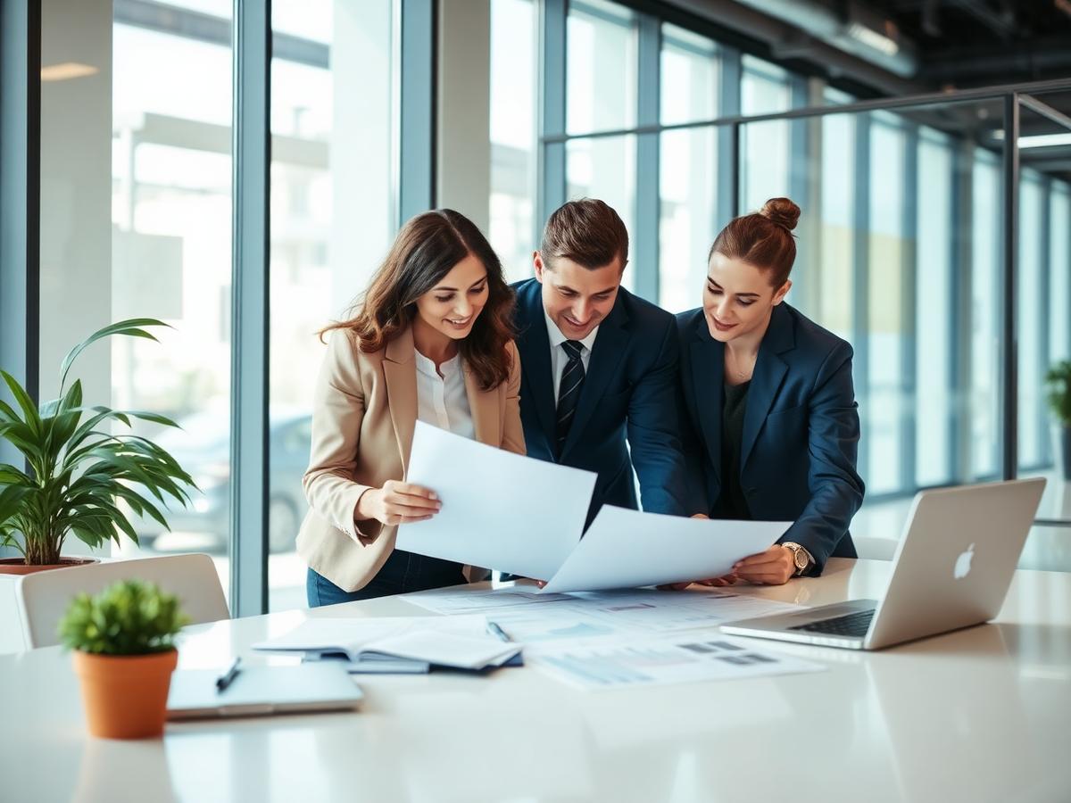 MMD Financial advisors reviewing financing documents